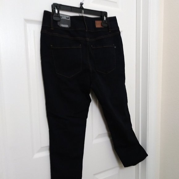Tahari Denim - Tahari Erin Triple Button Skinny Jeans Size 14